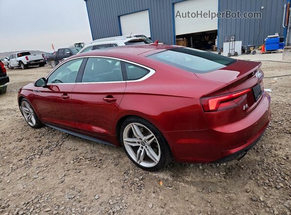 WAUENCF52JA016916 2018 AUDI OTHER Burgundy Tył lewy