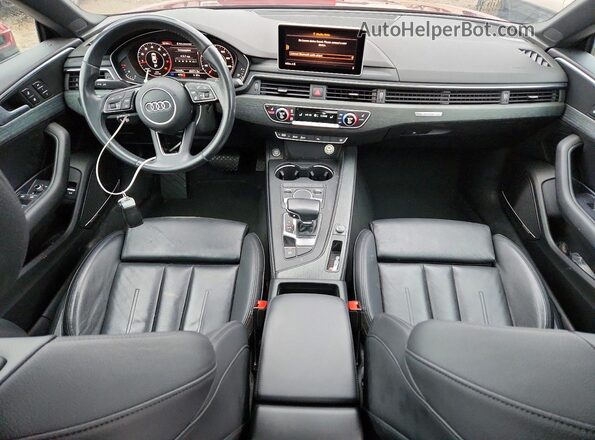 WAUENCF52JA016916 2018 AUDI OTHER Burgundy Widok deski rozdzielczej