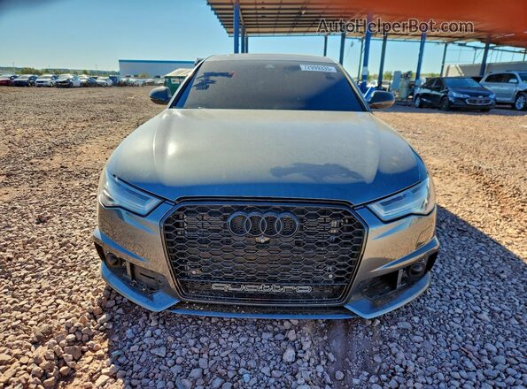WAUHFAFC4HN032468 2017 AUDI S6 Gray Widok z przodu