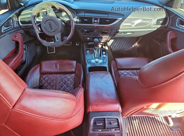 WAUHFAFC4HN032468 2017 AUDI S6 Gray Widok deski rozdzielczej