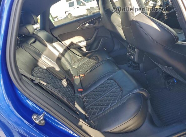 WAUHFAFC4HN067639 2017 AUDI S6 Blue Widok tylnych siedzeń