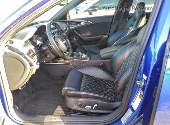 WAUHFAFC4HN067639 2017 AUDI S6 Blue Widok wnętrza z przodu