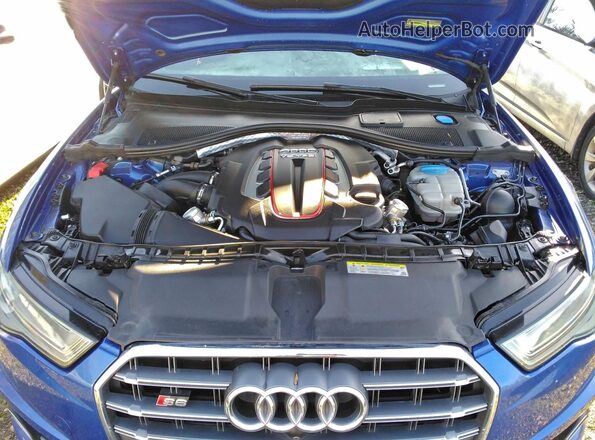 WAUHFAFC4HN067639 2017 AUDI S6 Blue Widok wnętrza z tyłu
