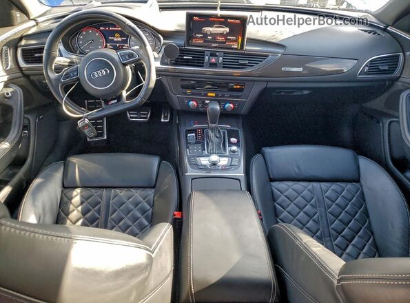 WAUHFAFC4HN067639 2017 AUDI S6 Blue Widok deski rozdzielczej