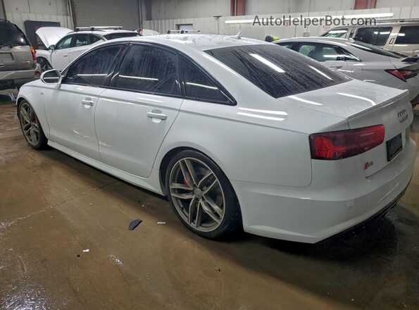 WAUHFAFC4JN009830 2018 AUDI S6 White Հետևի ձախ