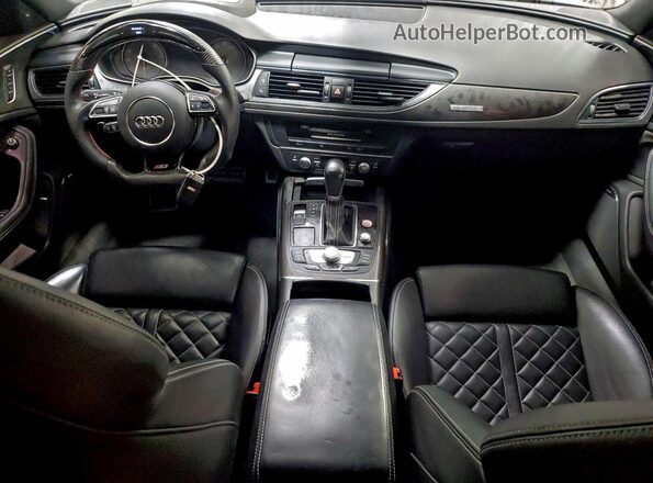 WAUHFAFC4JN009830 2018 AUDI S6 White Առջևի վահանակի տեսք