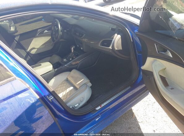 WAUHFAFC4JN086584 2018 AUDI S6 Blue Սալոնի դիմացի տեսք