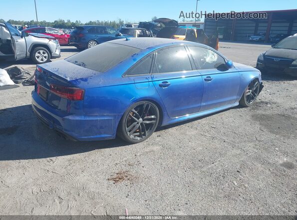 WAUHFAFC4JN086584 2018 AUDI S6 Blue Հետևի աջ