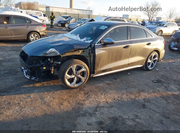 WAUJ3DGY1PA033881 2023 AUDI S3 Gray Front left