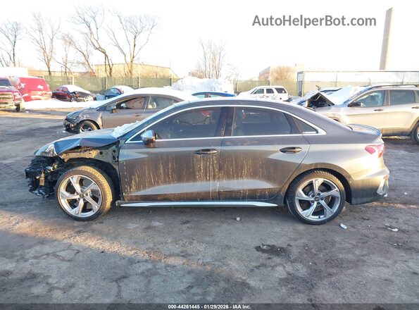 WAUJ3DGY1PA033881 2023 AUDI S3 Gray 360 interior view