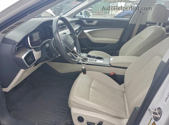 WAUL2AF21KN079171 2019 AUDI OTHER White Widok wnętrza z przodu