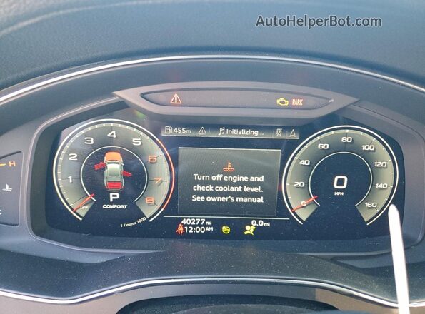WAUL2AF21MN033133 2021 AUDI OTHER White ხელსაწყოთა პანელის ხედი