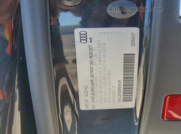 WAUL2AF29MN095265 2021 AUDI OTHER Gray Vista del compartimento del motor