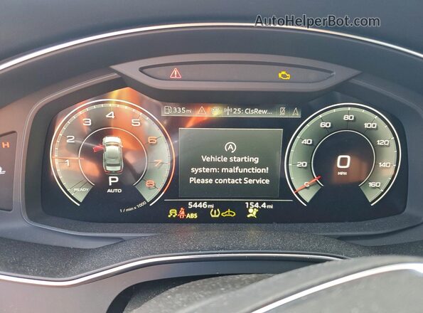 WAUL2BF25RN062261 2024 AUDI OTHER Gray ხელსაწყოთა პანელის ხედი