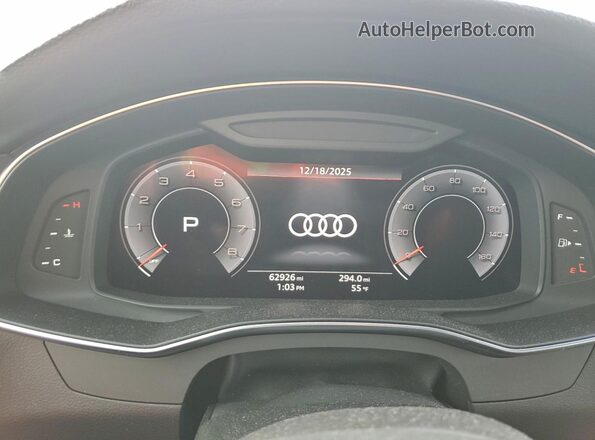 WAUM2AF27LN083876 2020 AUDI OTHER Black Instrument cluster view