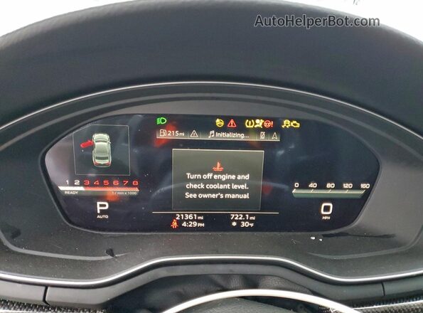 WAUP4AF56RA067685 2024 AUDI S5 Gray Вид щитка приладів