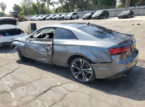 WAUP4AF59MA022328 2021 AUDI S5 Gray Задня ліва чверть