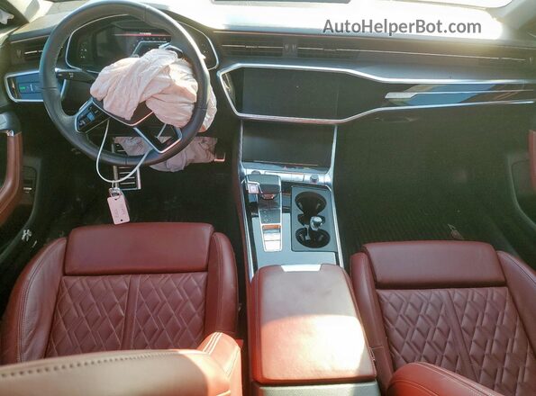 WAUSFBF29MN045780 2021 AUDI S7 Серый Вид панели приборов