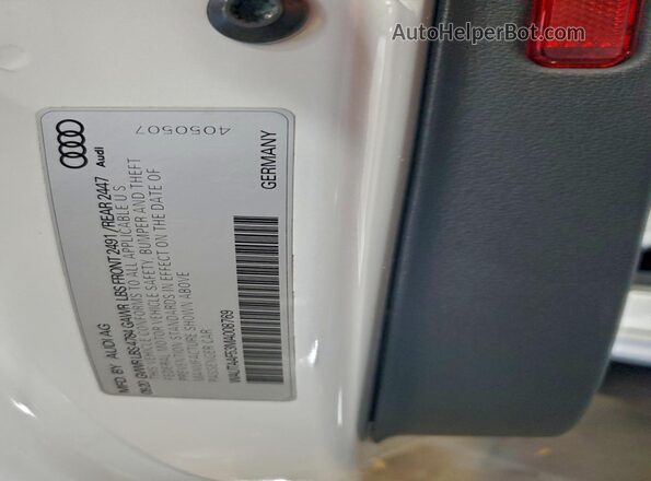 WAUTAAF53MA008769 2021 AUDI OTHER Белый Вид подкапотного пространства