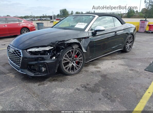 WAUW4GF51PN008192 2023 AUDI S5 Black Առջևի ձախ երեք քառորդ տեսարան