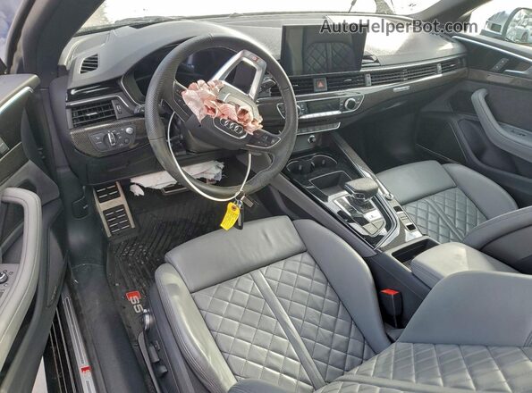 WAUY4GF5XPN001833 2023 AUDI S5 Black Widok deski rozdzielczej