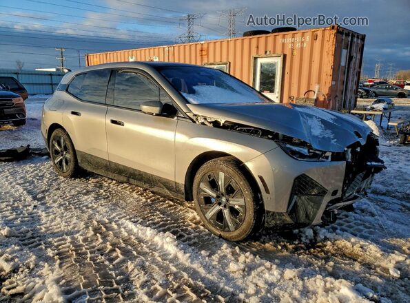 WB523CF01NCK62667 2022 BMW IX Серый Передняя правая четверть