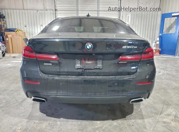 WBA13AG01MCG20304 2021 BMW 5 SERIES Black Widok z tyłu