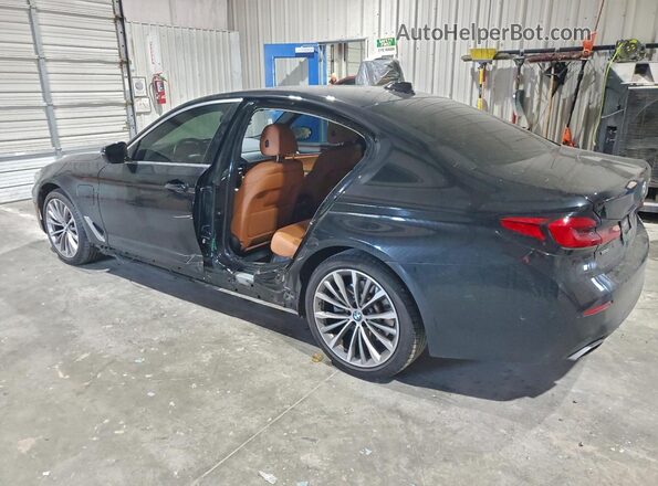 WBA13AG01MCG20304 2021 BMW 5 SERIES Black Tył lewy