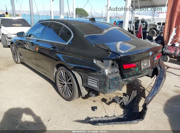 WBA13AG01NCK34366 2022 BMW 5 SERIES Black Trasero izquierdo