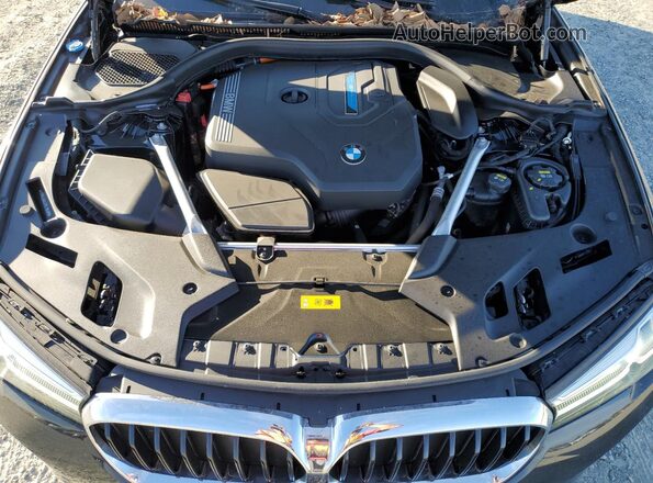 WBA13AG03PCL75491 2023 BMW 5 SERIES Black Widok wnętrza z tyłu