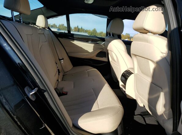 WBA13AG03PCL75491 2023 BMW 5 SERIES Black Widok tylnych siedzeń