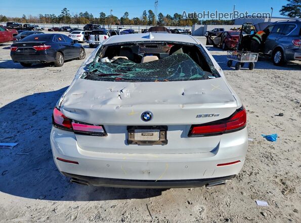 WBA13AG03PCN29200 2023 BMW 5 SERIES White Вид ззаду