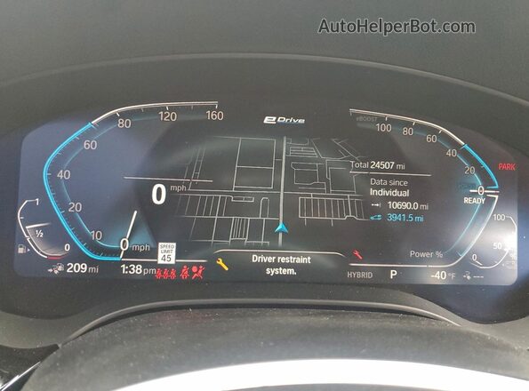WBA13AG06PCM30631 2023 BMW 5 SERIES Black Vista del cuadro de instrumentos