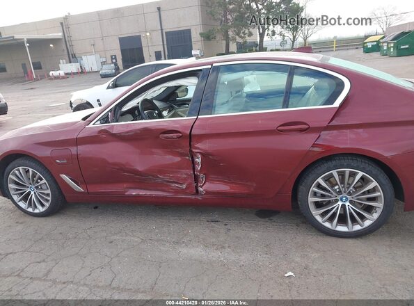 WBA13AG08PCN19052 2023 BMW 5 SERIES Red Widok wnętrza 360 stopni