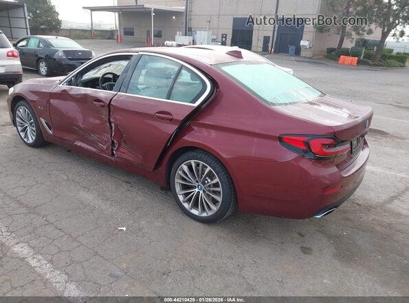 WBA13AG08PCN19052 2023 BMW 5 SERIES Red Tył lewy