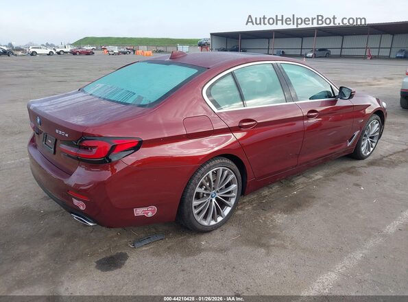WBA13AG08PCN19052 2023 BMW 5 SERIES Red Tył prawy