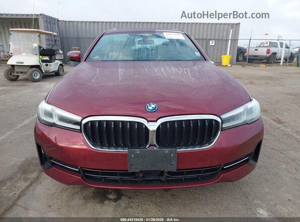WBA13AG08PCN19052 2023 BMW 5 SERIES Red Widok zestawu wskaźników