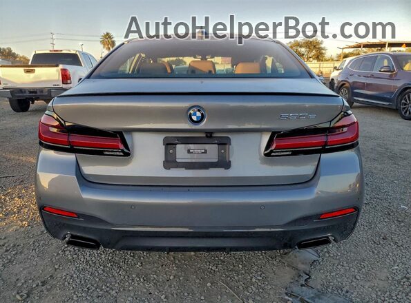WBA13AG0XPCM95921 2023 BMW 5 SERIES Gray Вид ззаду