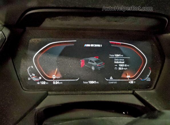 WBA13AL05R7N10648 2024 BMW M2 Blue Вид щитка приладів