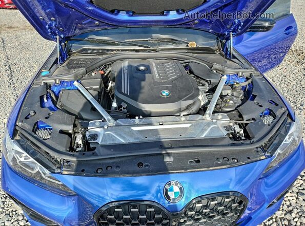 WBA13AR04MCG09469 2021 BMW M4 Синий Вид задней части салона