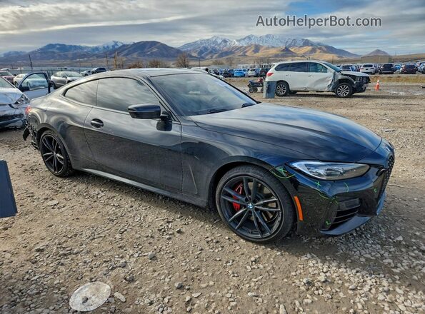 WBA13AR08MCF79635 2021 BMW M4 Black Передня права чверть
