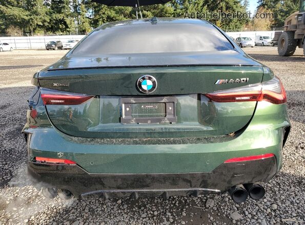 WBA13AR08RCR93647 2024 BMW M4 Green Հետևի տեսք