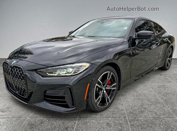WBA13AR09MCF20741 2021 BMW M4 Black უკანა მარცხენა