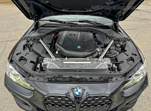 WBA13AR09MCF20741 2021 BMW M4 Black წინა პანელის ხედი