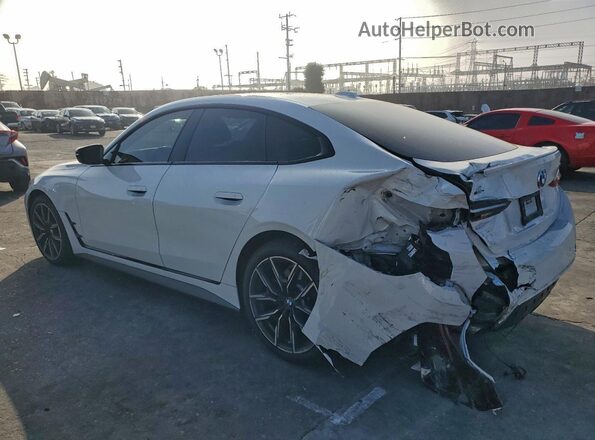 WBA13AW07NFM21708 2022 BMW M4 White Հետևի ձախ