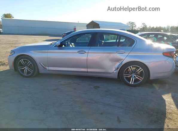 WBA13BJ00MWX06357 2021 BMW 5 SERIES Silver Vista interior de 360 grados