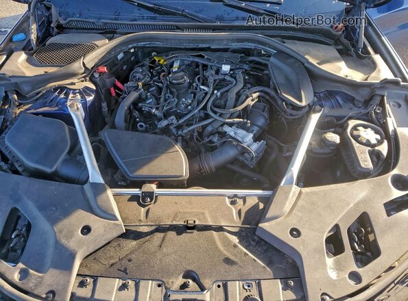 WBA13BJ02NCK18675 2022 BMW 5 SERIES Синий Вид задней части салона