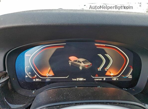WBA13BJ04PWY22682 2023 BMW 5 SERIES White Vista del cuadro de instrumentos