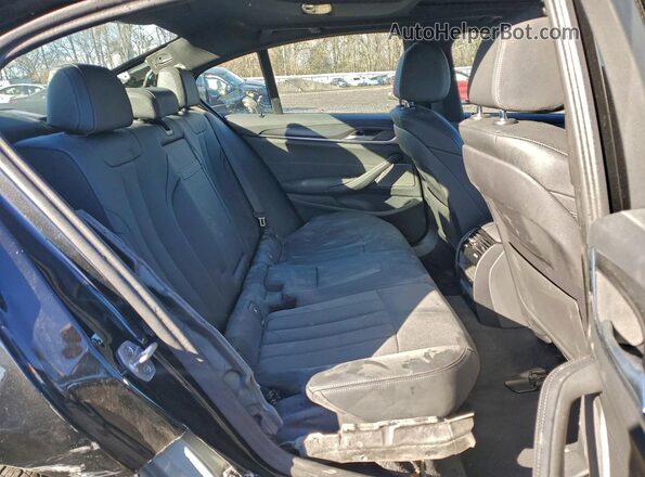 WBA13BJ05PWY18544 2023 BMW 5 SERIES Black უკანა სავარძლების ხედი