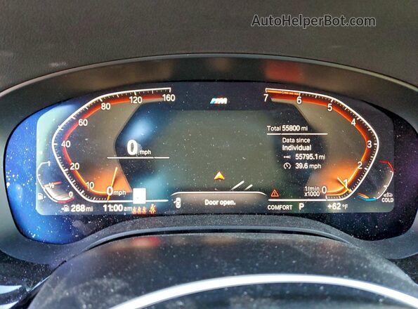 WBA13BJ05PWY18544 2023 BMW 5 SERIES Black ხელსაწყოთა პანელის ხედი